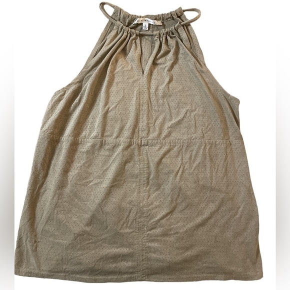 Max Studio Faux Suede Halter Large - Picture 1 of 4